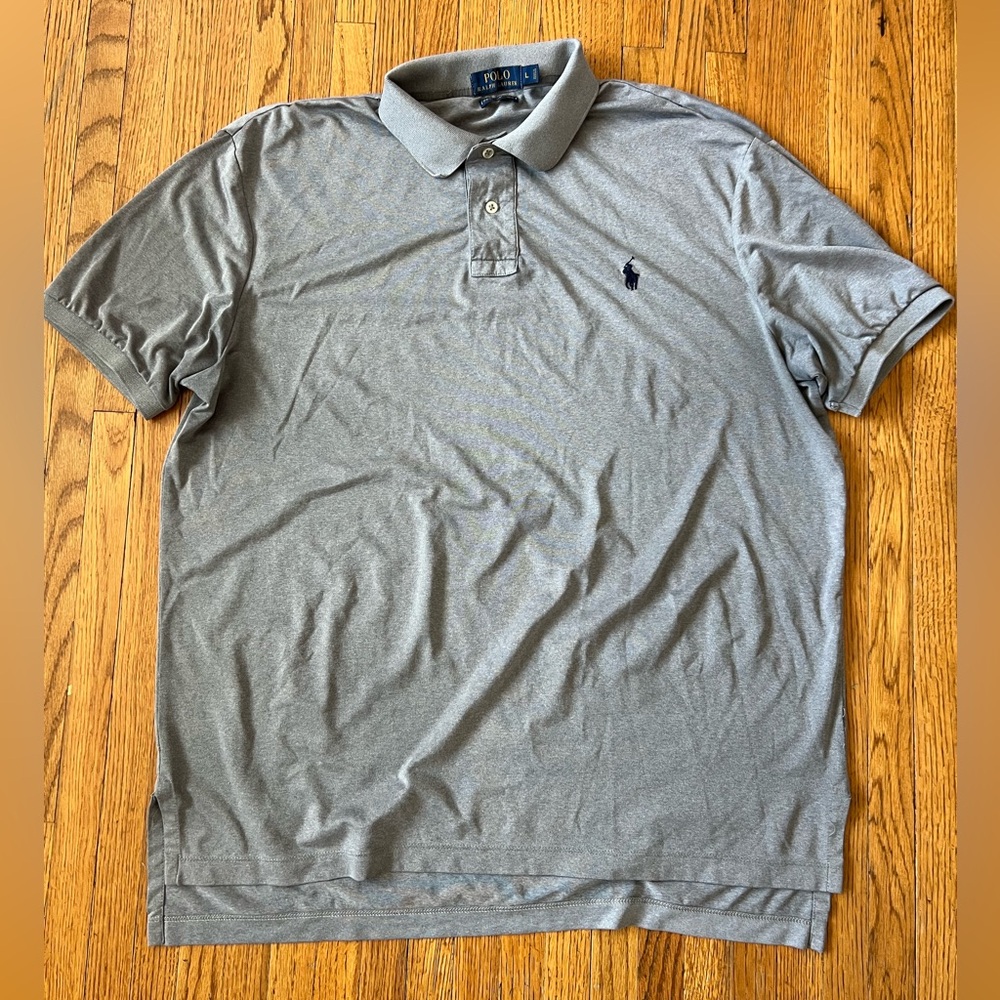 Gray Active Ralph Lauren Polo Shirt